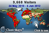 Locations of visitors to this page