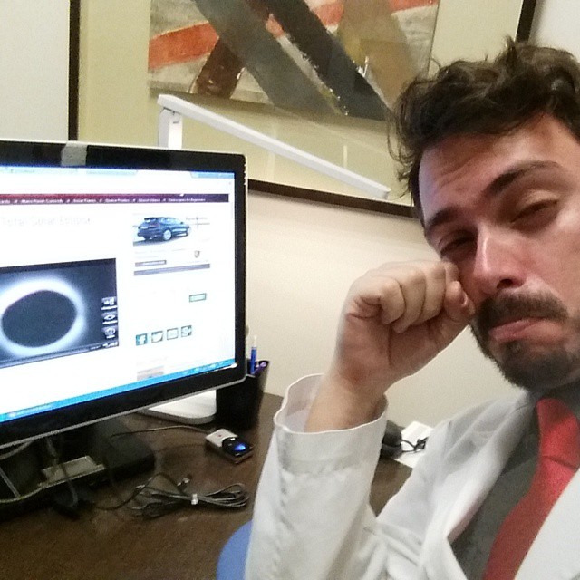 Ya que toca trabajar. Queda ver el #eclipse #eclypse por #internet...tristeza :'((((( #islasferoe #sol #sun #nature #naturaleza