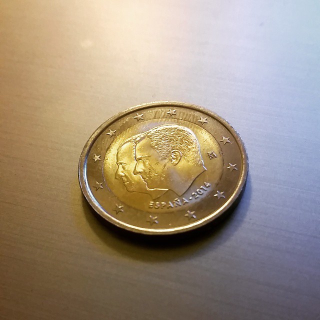 Ya la tengo! #españa #rey #principefelipe #felipevi #juancarlosi #moneda #rey #king