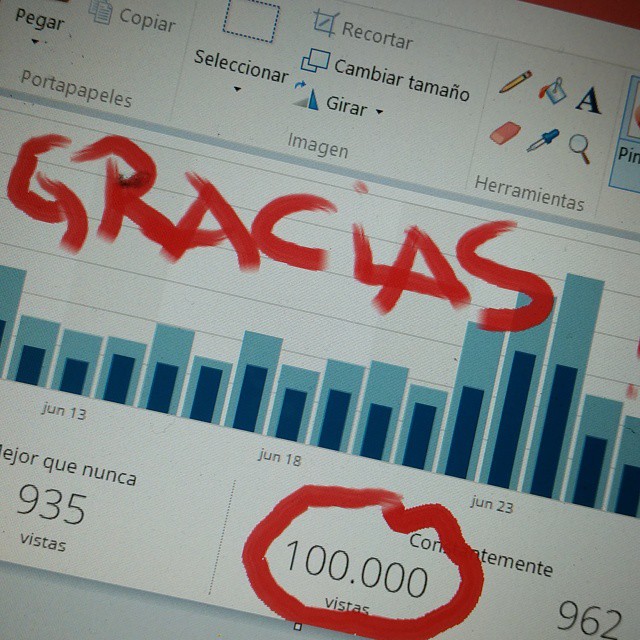 #gracias a todos por estas 100,000 visitas únicas en todo este tiempo del #blog 
#100k  #viajes #viajar #turismo #tourism #travel #trip #blog #blogger